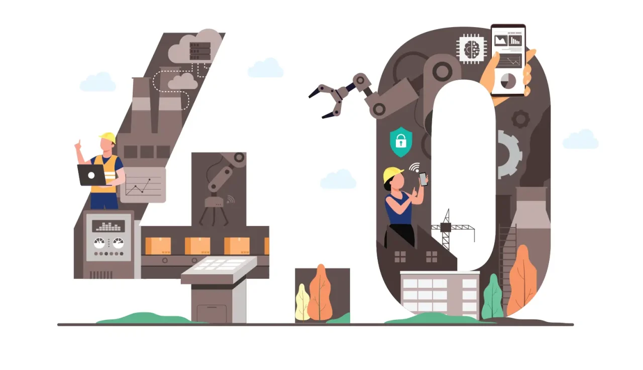 Ilustracija industrije 4.0